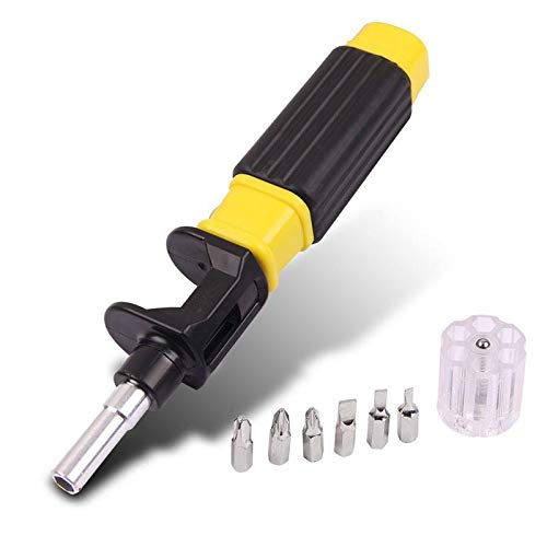 Bit 360 Screwdriver, 6 in 1 tool, Yellow