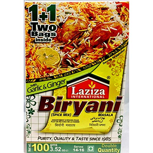 Laziza Biryani Masala with Garlic and Ginger 100g